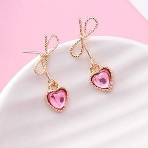 Pink Bownot Stud Earrings